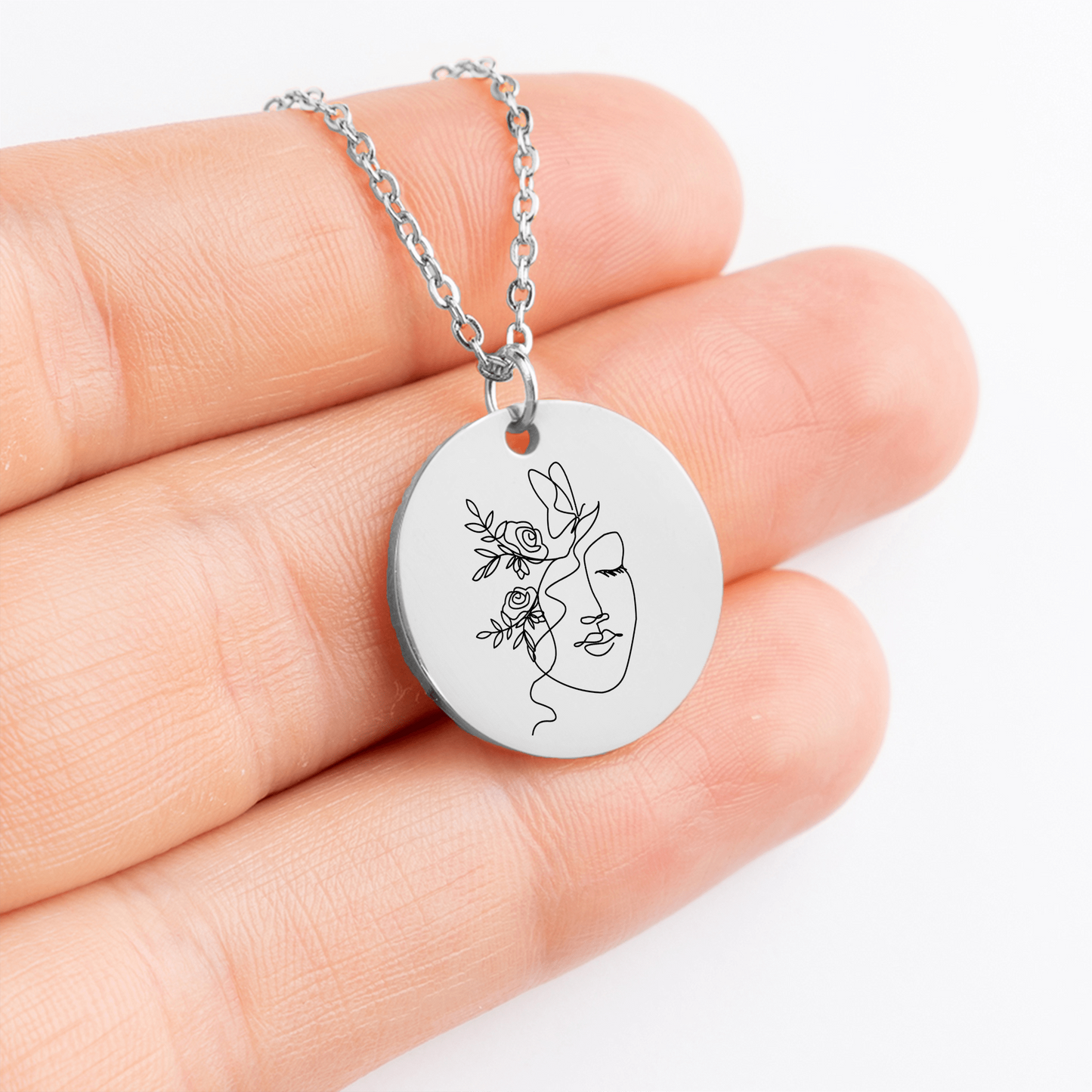 This elegant coin necklace is a thoughtful gift for a special person in your life. As a birthday gift, Christmas present, or any other occasion – this gift will always make them remember your love and it will be a cherished keepsake forever.
As the perfect gift for your mom, sister, daughter, friend, or as a meaningful treat for yourself, this wildflower necklace is a timeless accessory for any occasion.