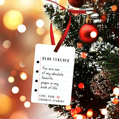 Heartfelt ornament designed as a thoughtful appreciation gift from a student to their favorite teacher. A perfect way to express gratitude for their hard work and dedication during teacher’s day. Let’s thank them for their guidance, support, and making learning fun.