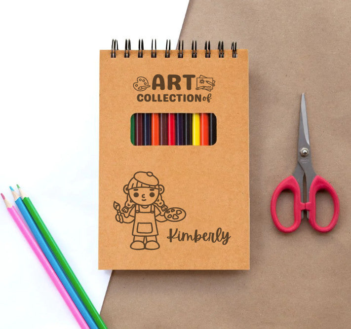 Sketch Pad for Kids – The Art Collection Personalized