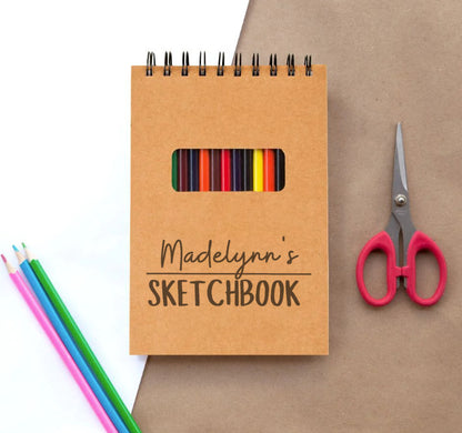 Sketch Pad for Kids – Madelynn’s Sketchbook Personalized