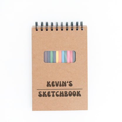 Sketch Pad for Kids – Kevin’s Sketchbook Personalized