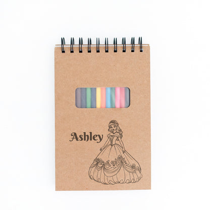 Sketch Pad for Kids – Princess Sketchbook Personalized