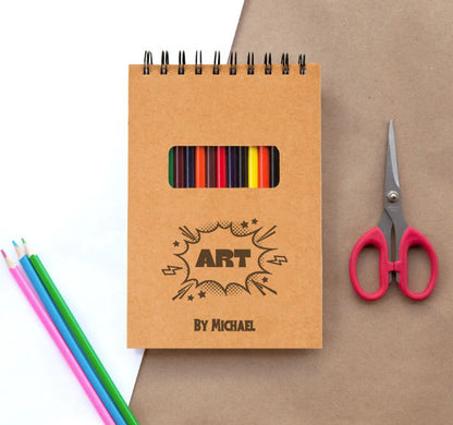 Sketch Pad for Kids – Art Sketchbook Personalized