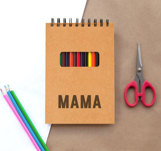 Sketch Pad for Mother & Daughter – Mama and Bestie Personalized